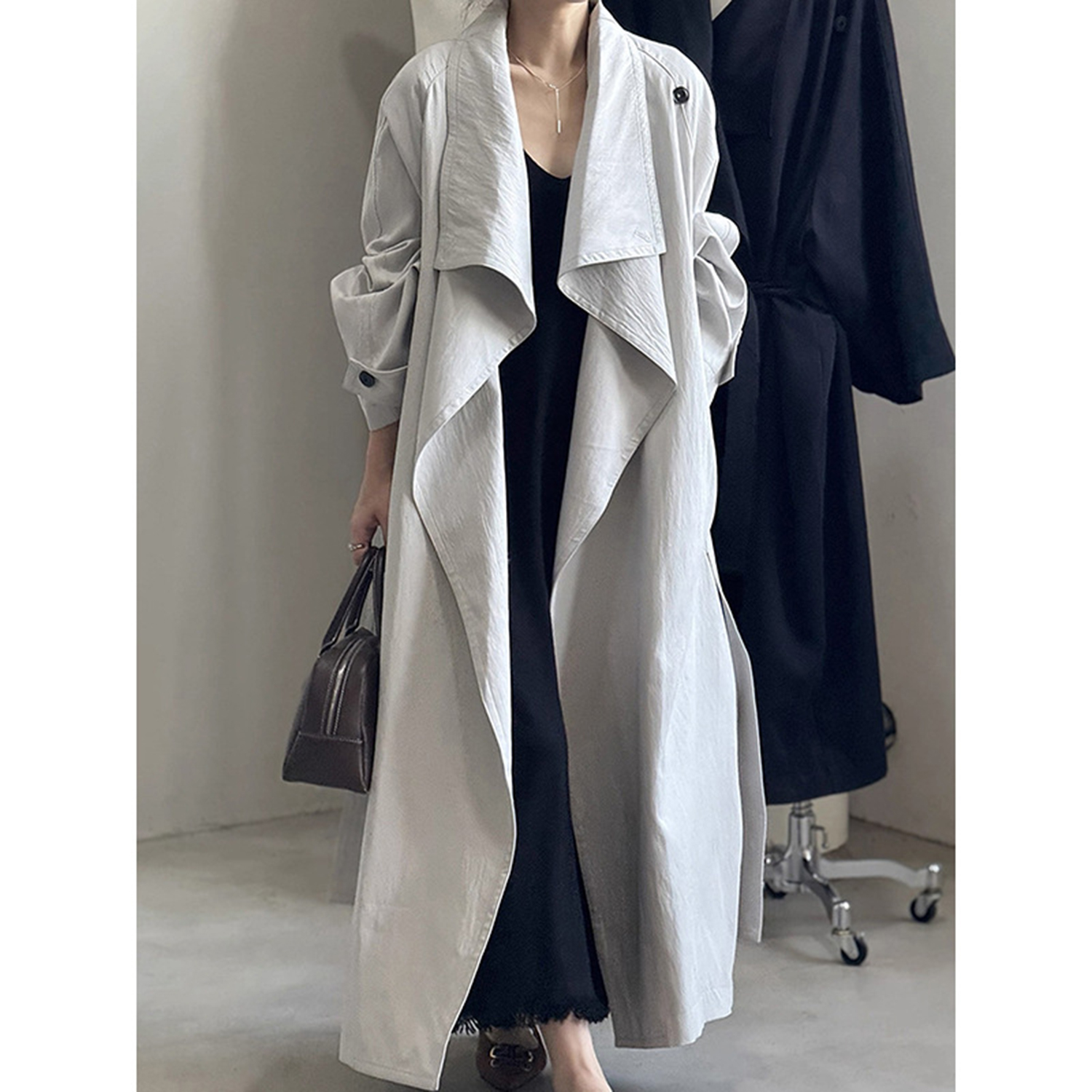 Women'S Fashion Jackets - Allingentle Women's Long Coat Loose Fit