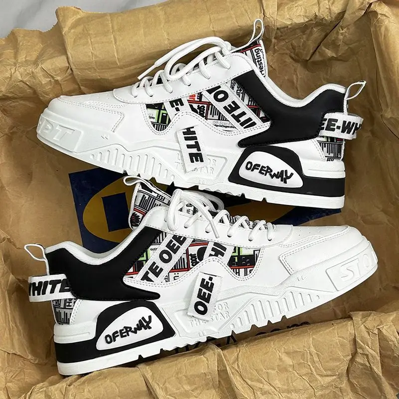 Women'S Fashion Tennis Shoes - Casual Fashion Leather Sneakers New Skateboard