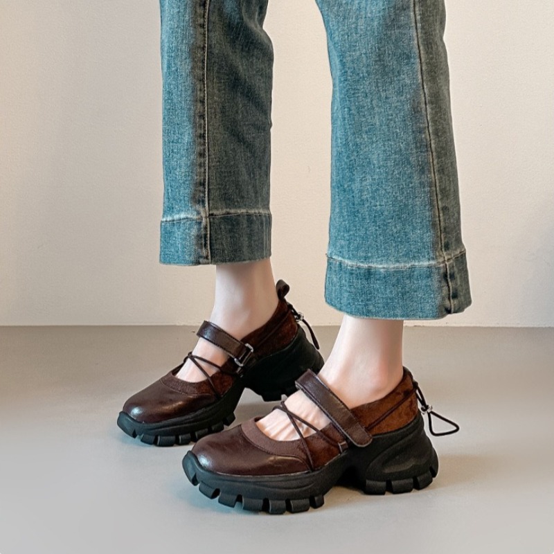 Women'S Fashion Walking Shoes - New Retro Ballet Mary Jane Shoes