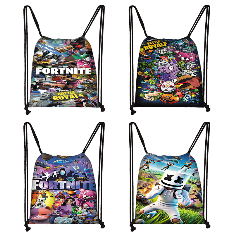 Women'S Fashion Backpack - Child Printed Drawstring for Shopping Bag