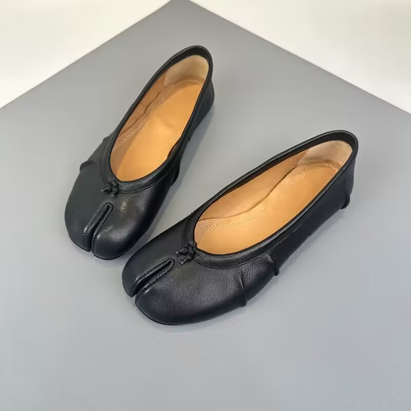Women'S Fashion Walking Shoes - NEW Split Toe Flat Shoes Women