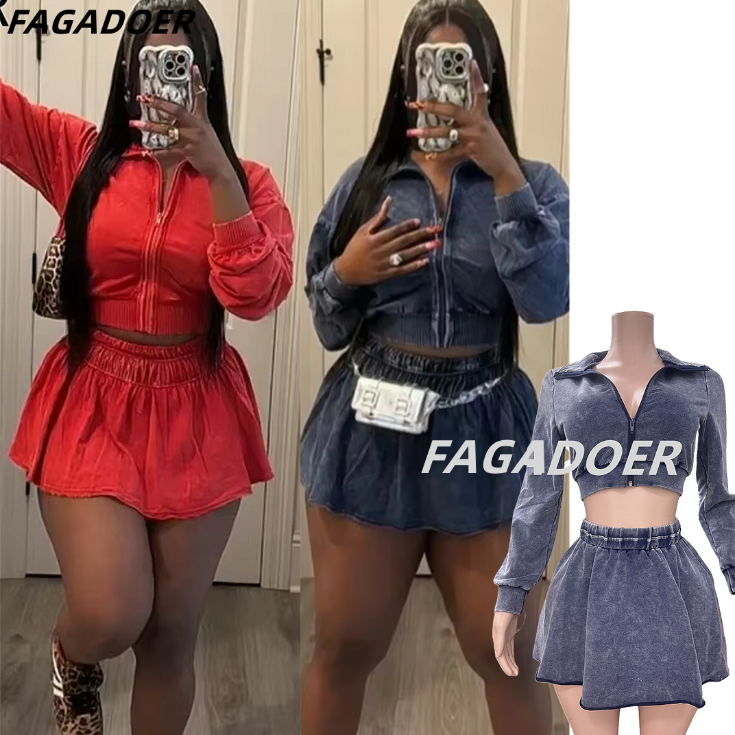 Women'S Fashion Quarter Zip - FAGADOER Quality Fashion Women 2 Piece