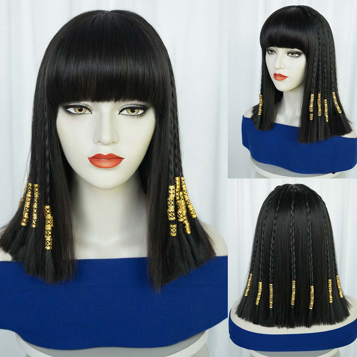 Women Fashion Egypt - Fashion Wig Women Halloween Costume Props