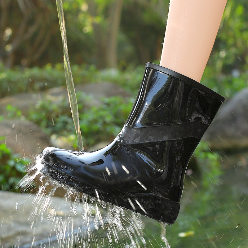 Women'S Fashion Rain Boots - Women High-end Waterproof Rain Boots Women's