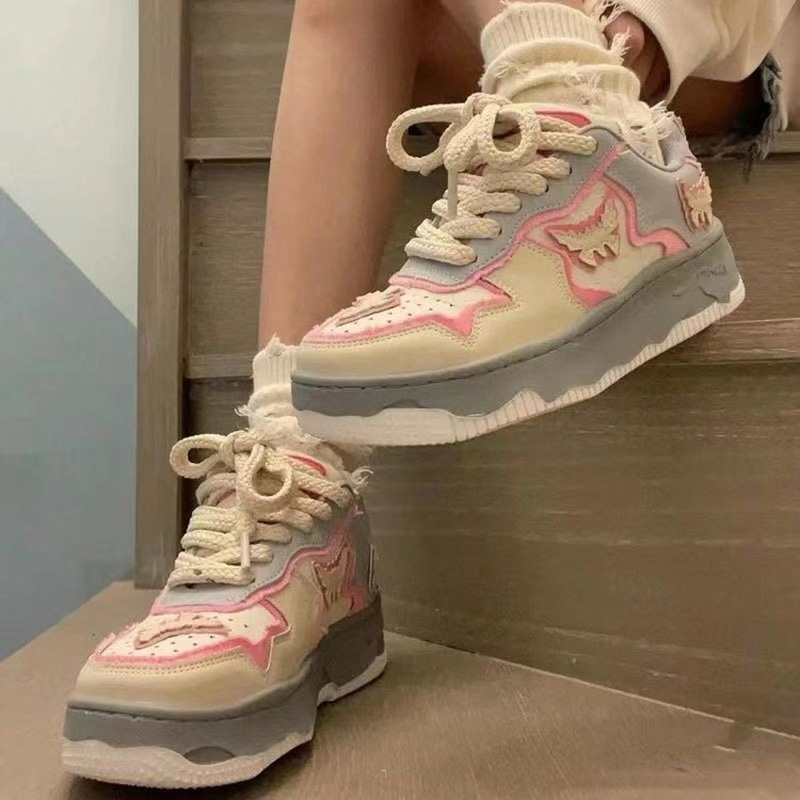 Women'S Fashion Tennis Shoes - Women Platform Sneakers Fashion Sports Shoes