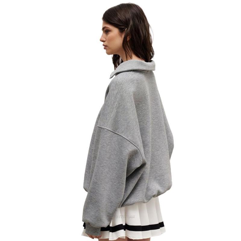 Women'S Fashion Quarter Zip - X5XA Nữ Thời Trang Dài Tay