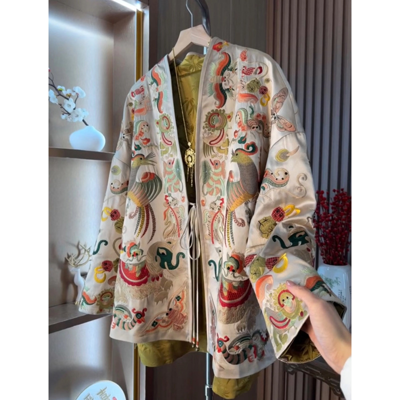 Women'S Fashion Jackets - New Chinese Style Kimono Cardigan Jacket