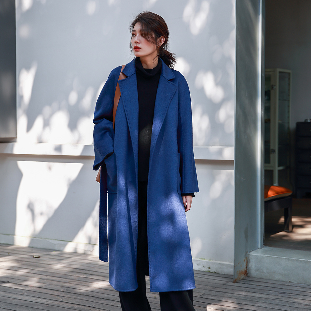 Women'S Fashion Jackets - Allingentle Women's Long Coat Flat Collar