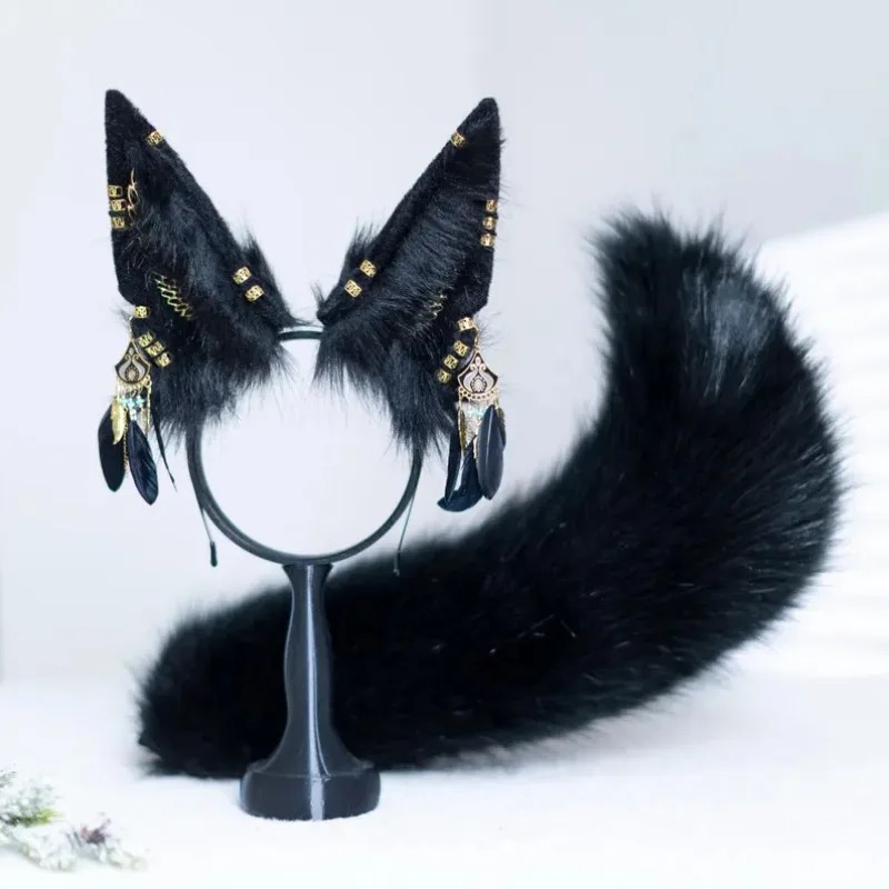 Women Fashion Egypt - 1SET LARP Cosplay Anime Ears &