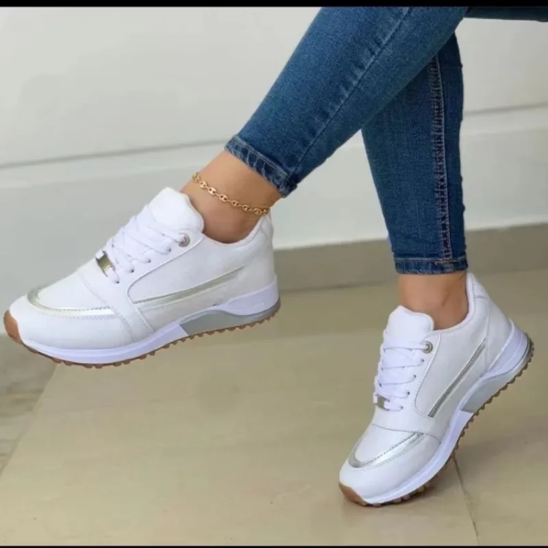 Women'S Fashion Tennis Shoes - Women's Vulcanized Shoes Fashion Sneakers Light