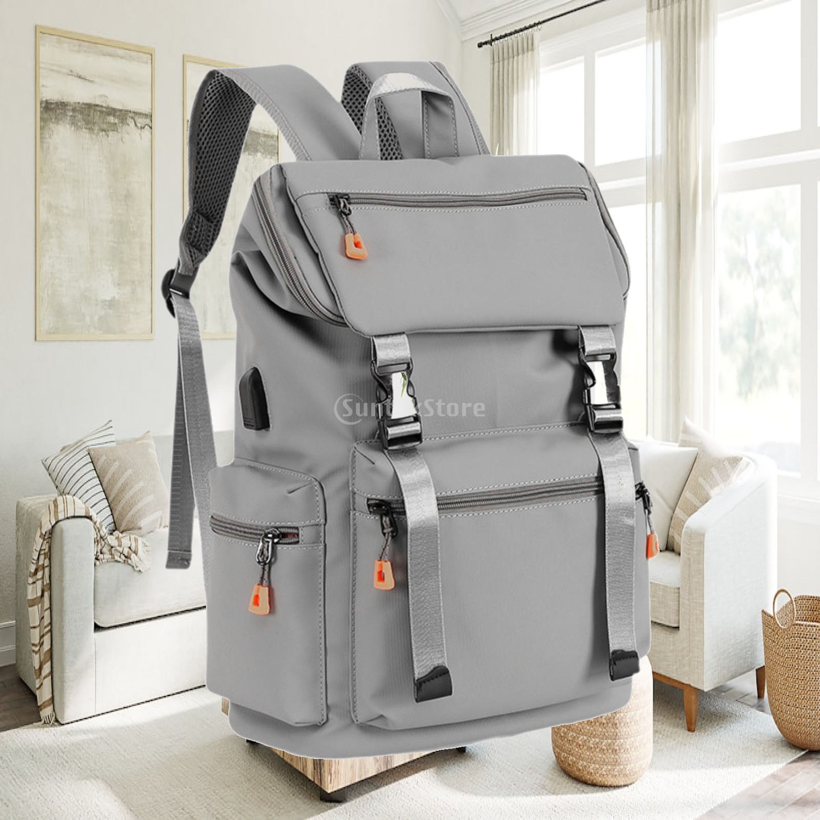 Women'S Fashion Backpack - Casual Backpack Organizer Carry Bag Pockets