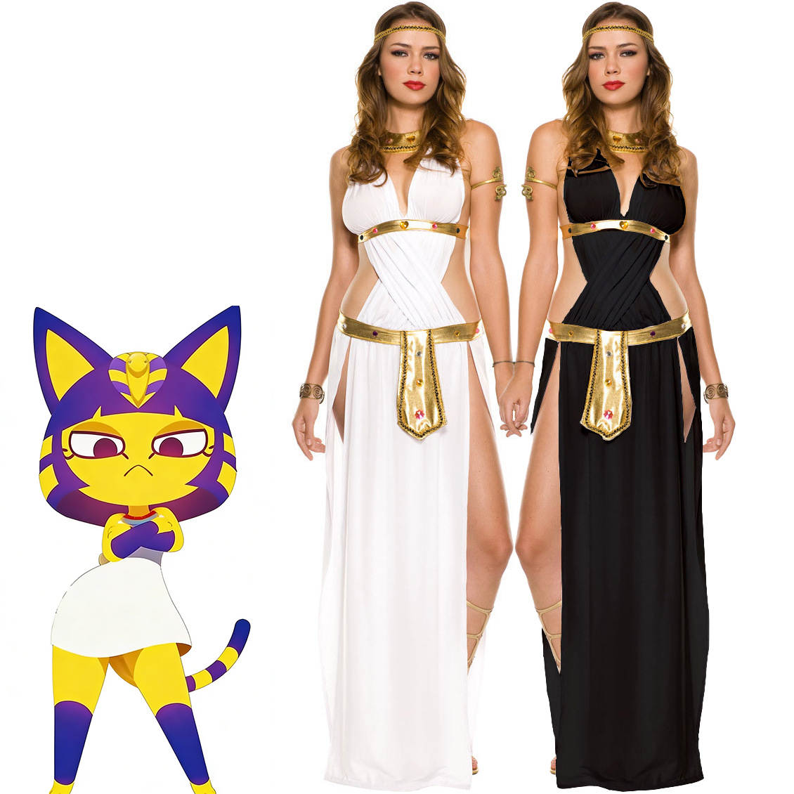 Women Fashion Egypt - Ancient Egyptian Queen Inspired Ankha Cosplay