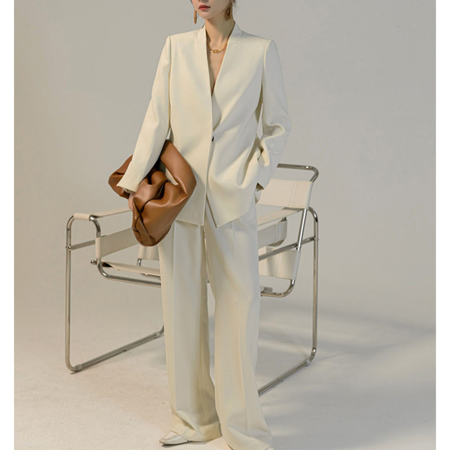 Women'S Fashion Blazer - Allingentle Women's Suit Pantsuit 2 Piece