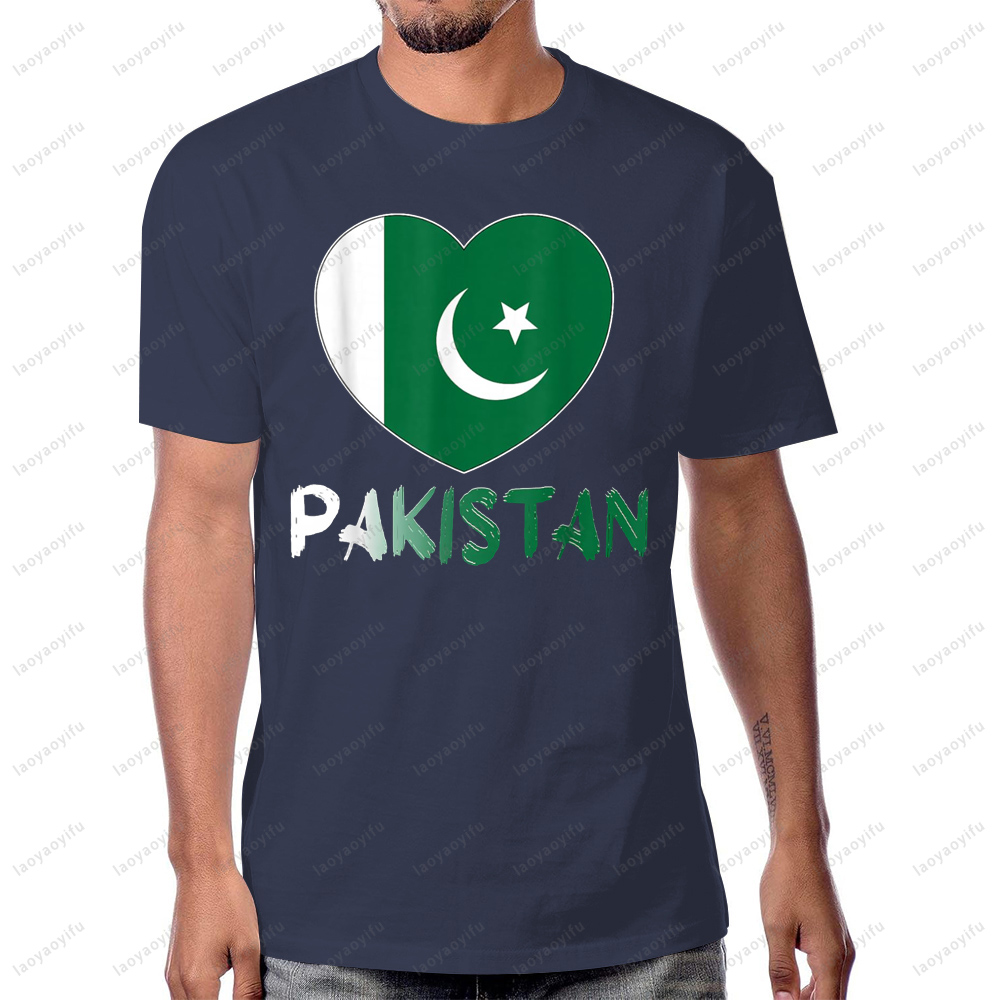 Pakistan Flag Heart Graphic Pr - đánh giá và giá Women Fashion Pakistan