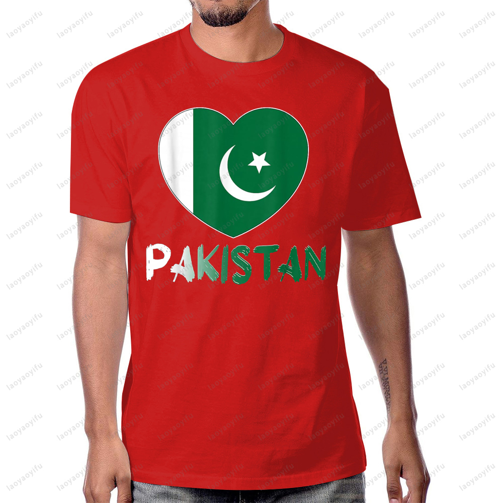 Pakistan Flag Heart Graphic Pr - đánh giá và giá Women Fashion Pakistan