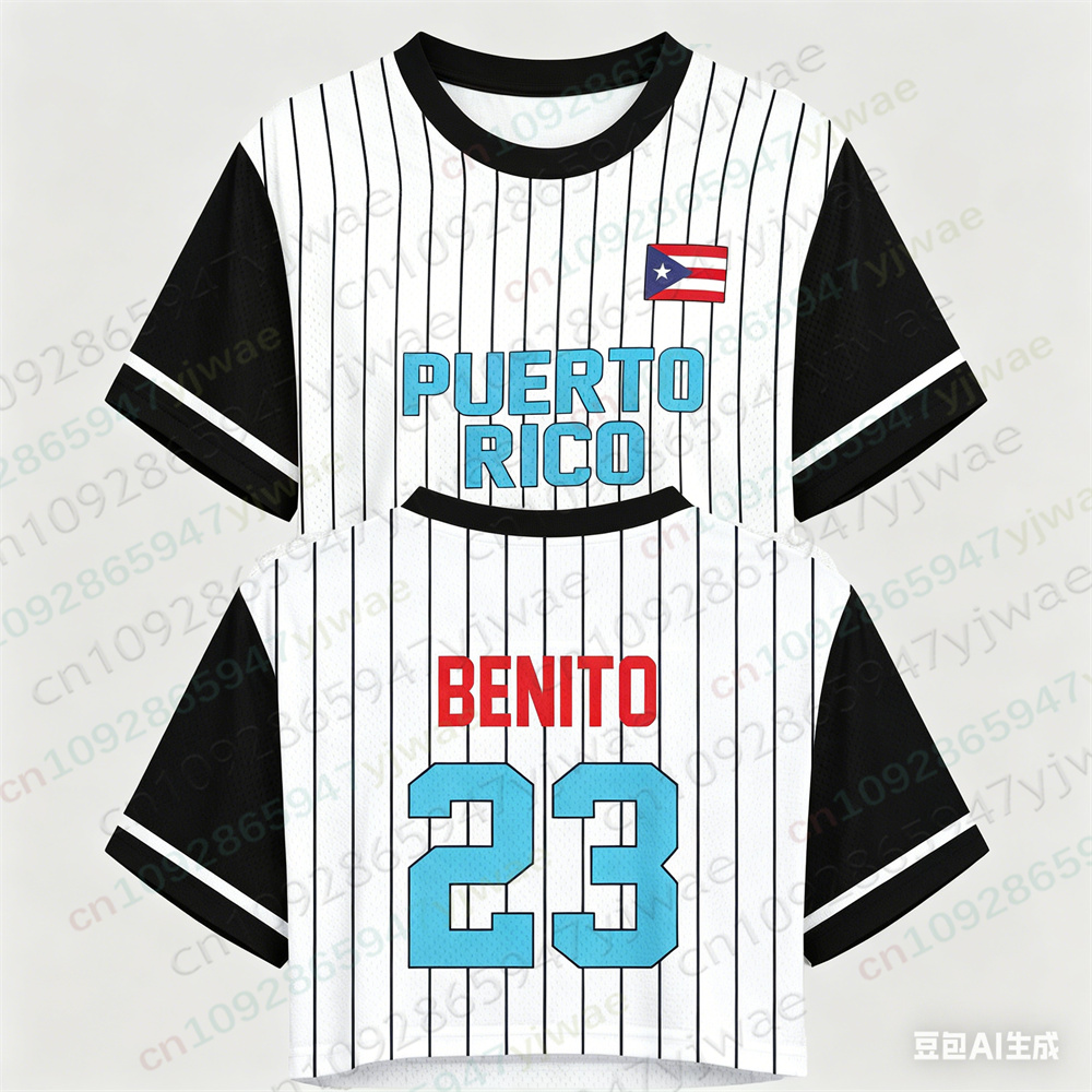 Puerto Rico Crop Top Jersey Pu - đánh giá và giá Women'S Fashion Rugby Shirt