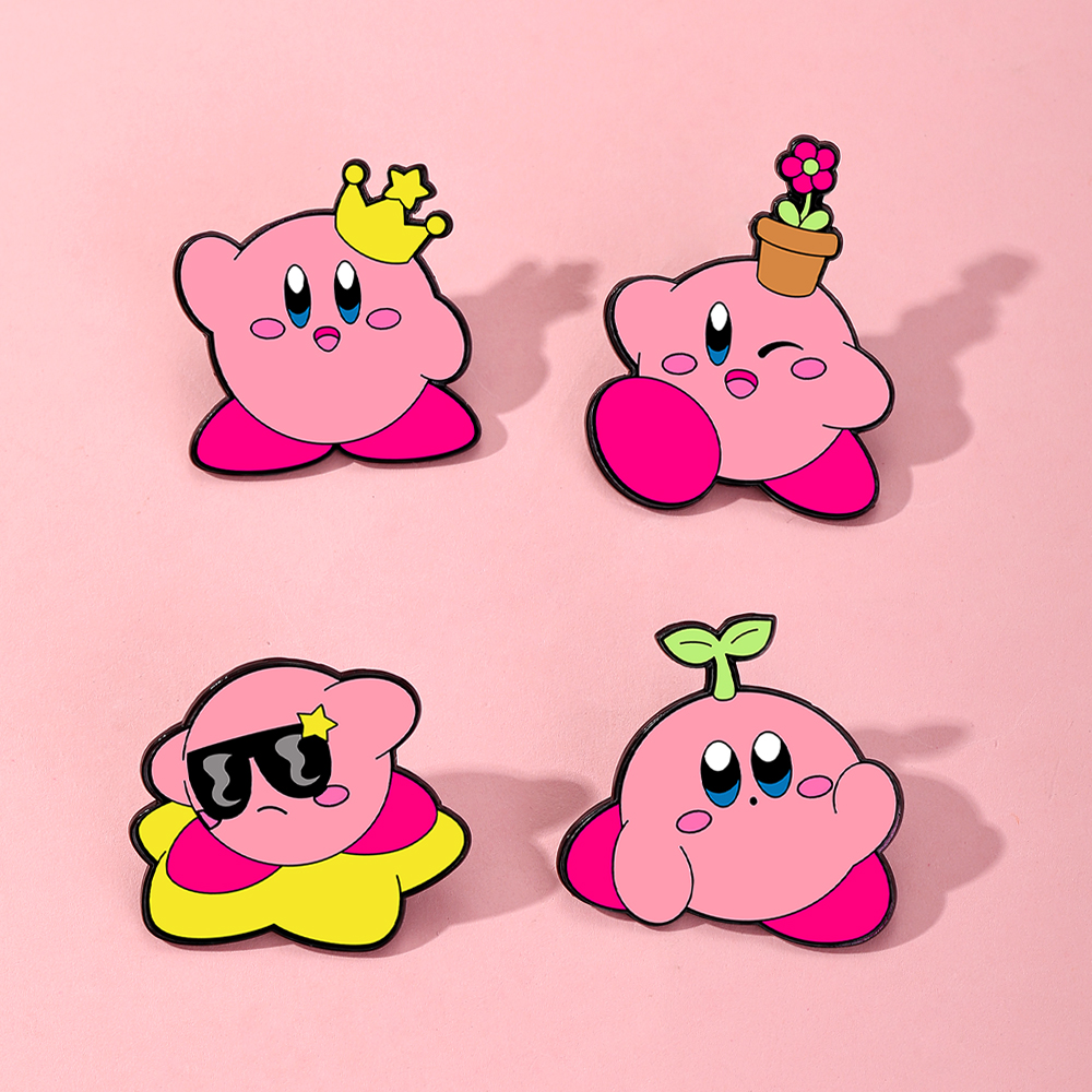 4pcs Kirby Enamel Lapel Pins S - đánh giá và giá Women'S Fashion Backpack