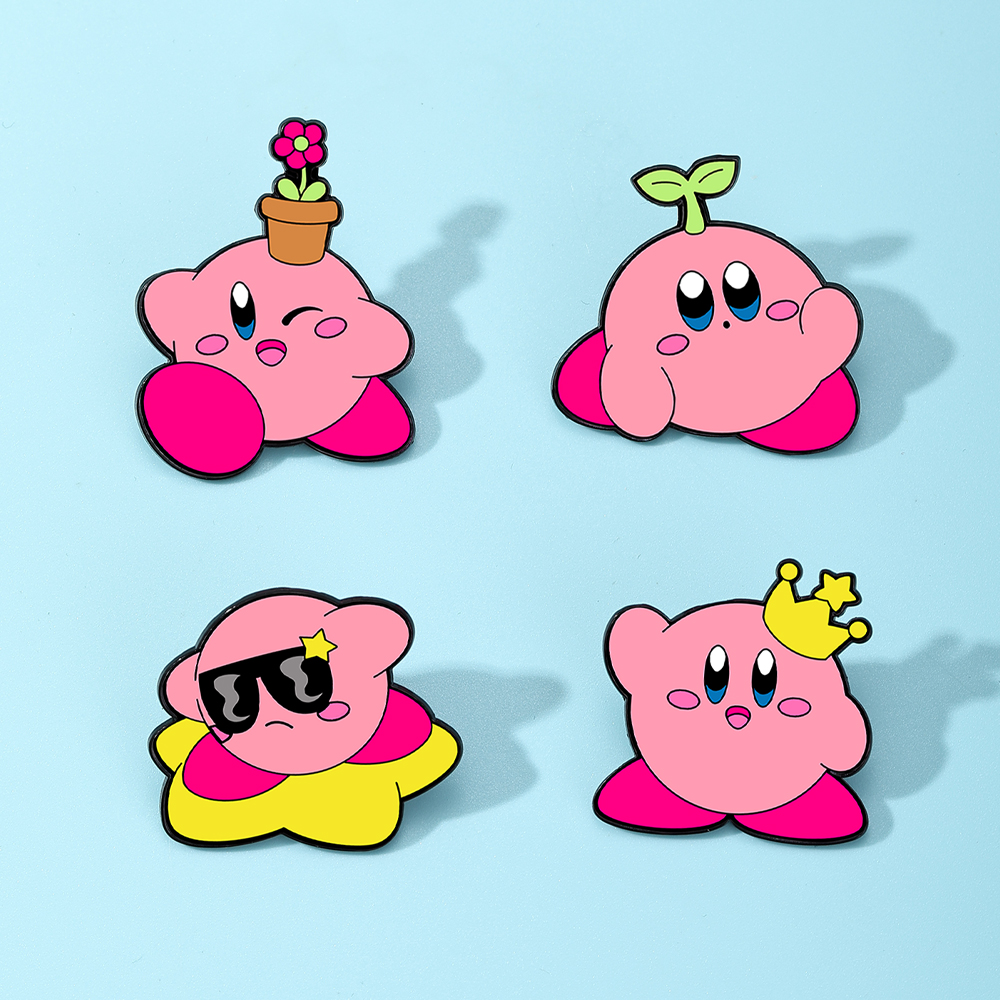 4pcs Kirby Enamel Lapel Pins S - đánh giá và giá Women'S Fashion Backpack