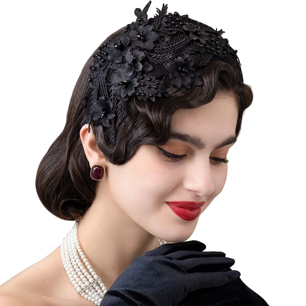 New Lace Fascinators Headband  - đánh giá và giá Women'S Fashion Of The 50S