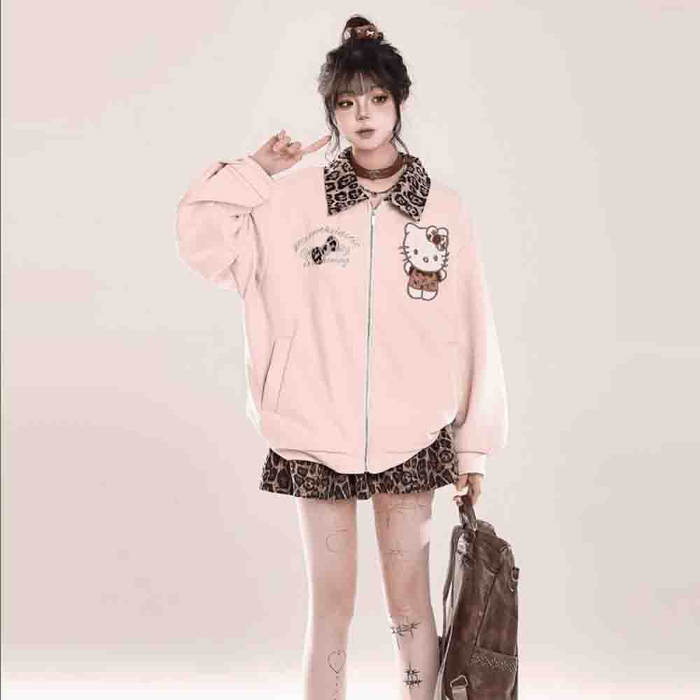 Sanrio Hello Kitties Y2K Print - đánh giá và giá Women'S Fashion Jackets