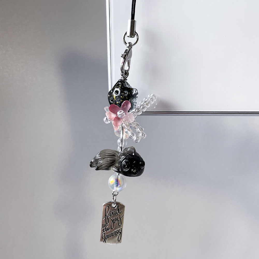 Black Goldfish Phone Charm Cha - đánh giá và giá Women'S Fashion Backpack
