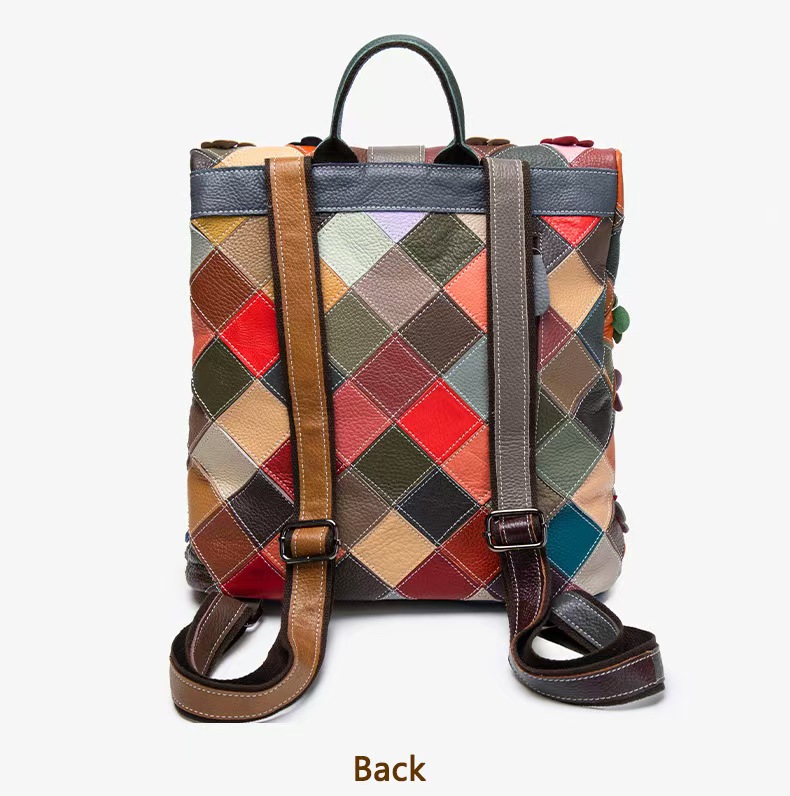 Vintage Women Genuine Leather  - đánh giá và giá Women'S Fashion Backpack