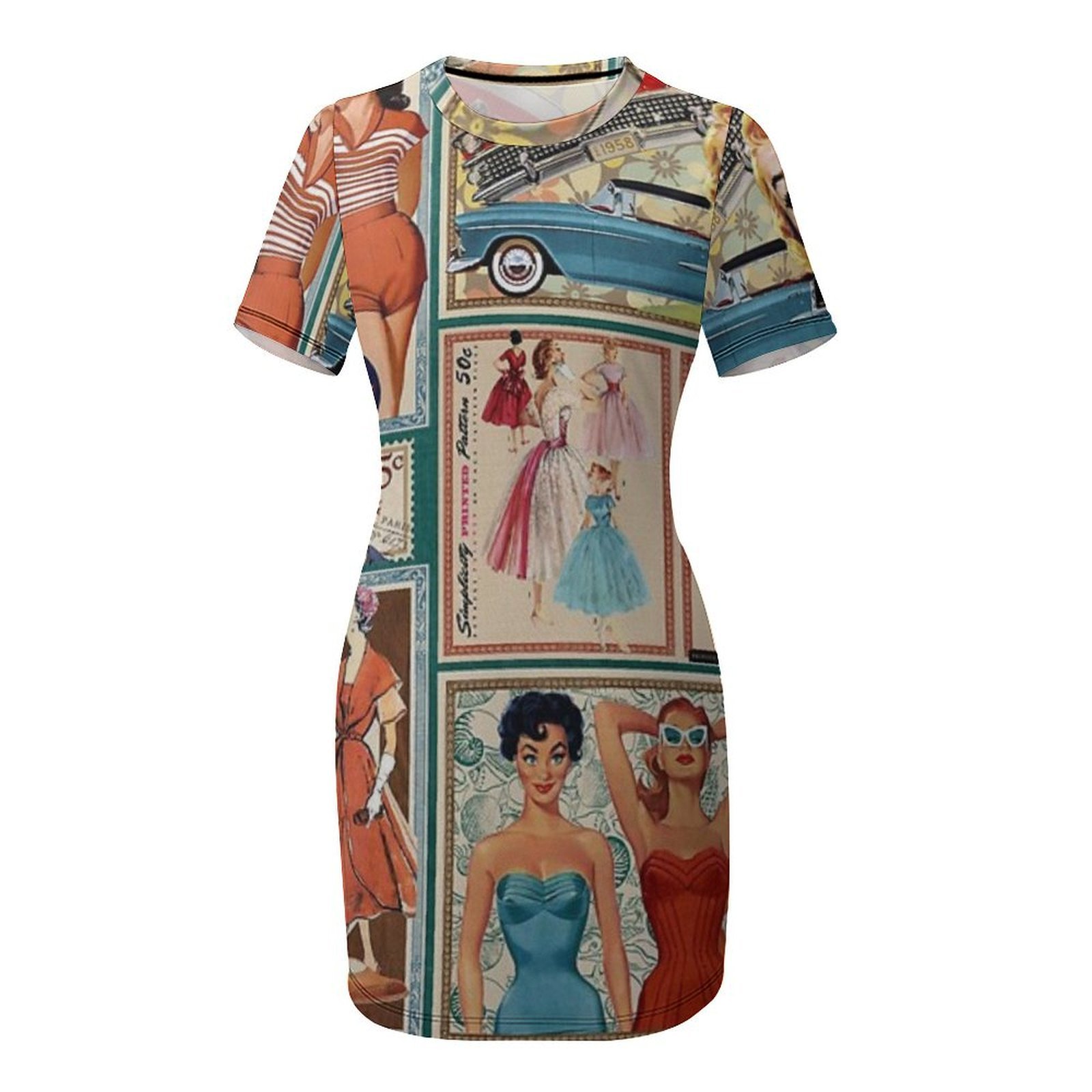 50s Fashion Short-Sleeved Dres - đánh giá và giá Women'S Fashion Of The 50S