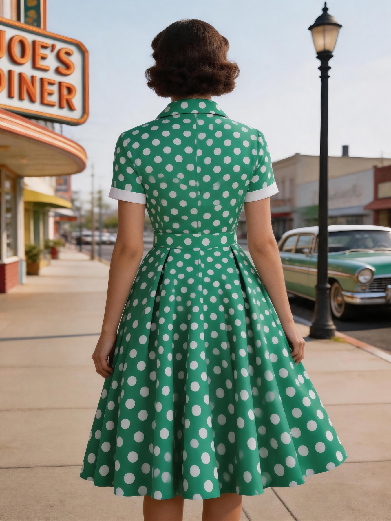 Tonval Polka Dot 50s Retro Clo - đánh giá và giá Women'S Fashion Of The 50S