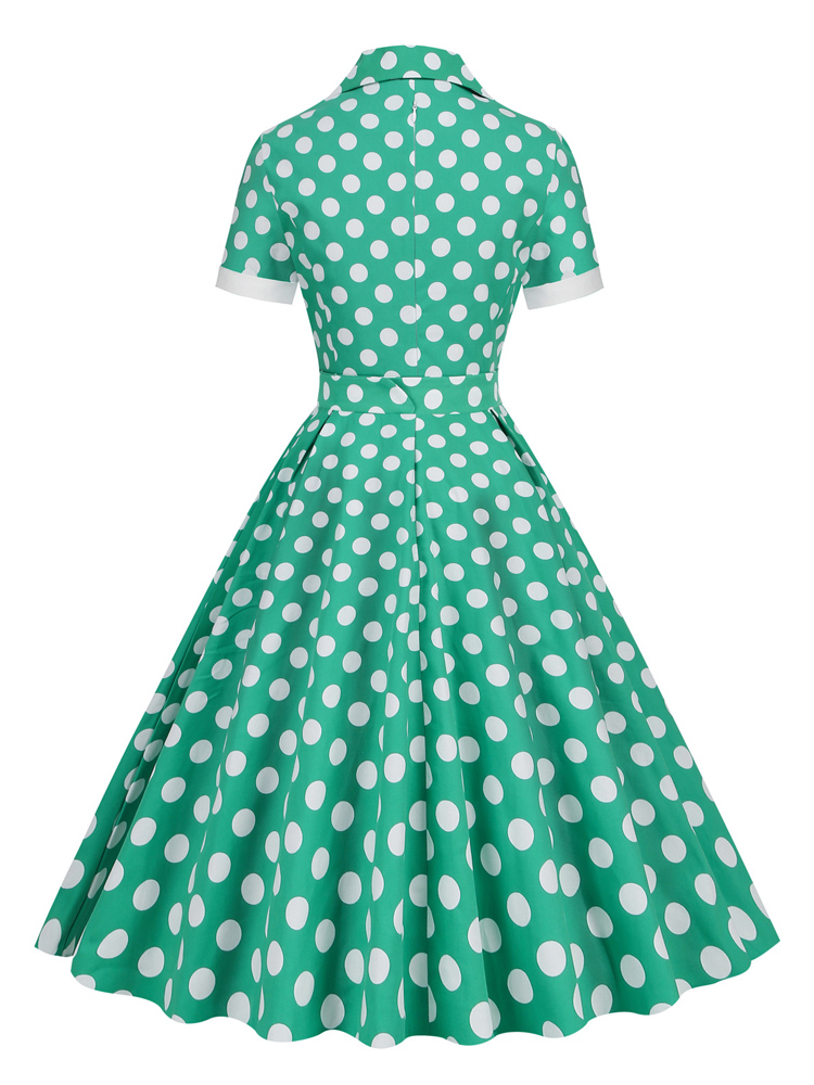 Tonval Polka Dot 50s Retro Clo - đánh giá và giá Women'S Fashion Of The 50S