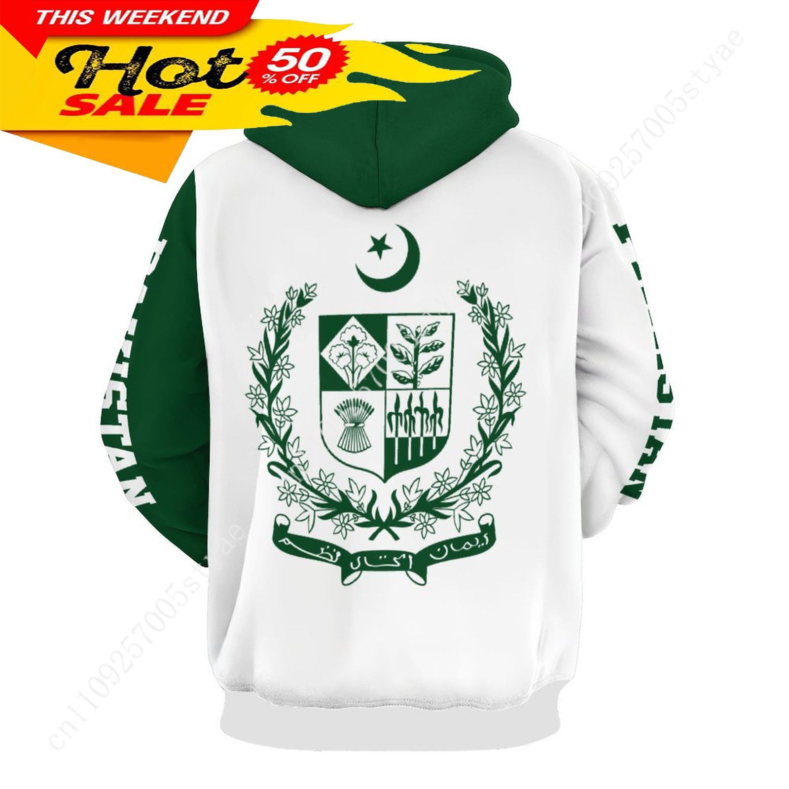 Pakistan Flag Hoodie Men Woman - đánh giá và giá Women Fashion Pakistan