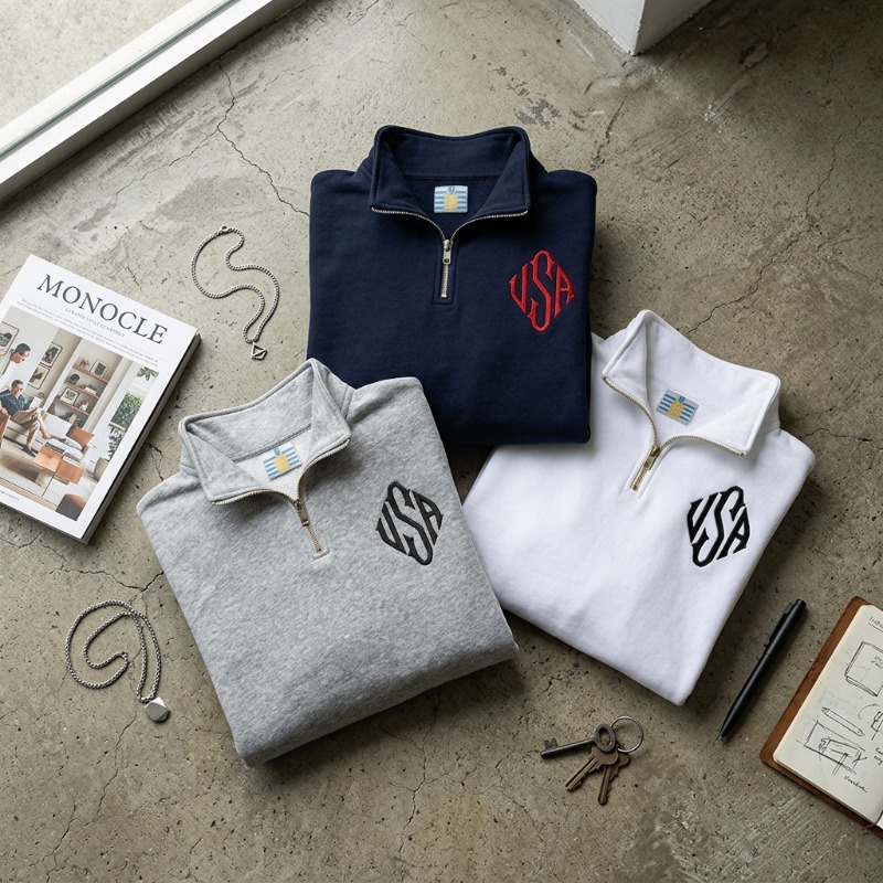 Quarter Zip Sweatshirt Y2K Nav - đánh giá và giá Women'S Fashion Quarter Zip
