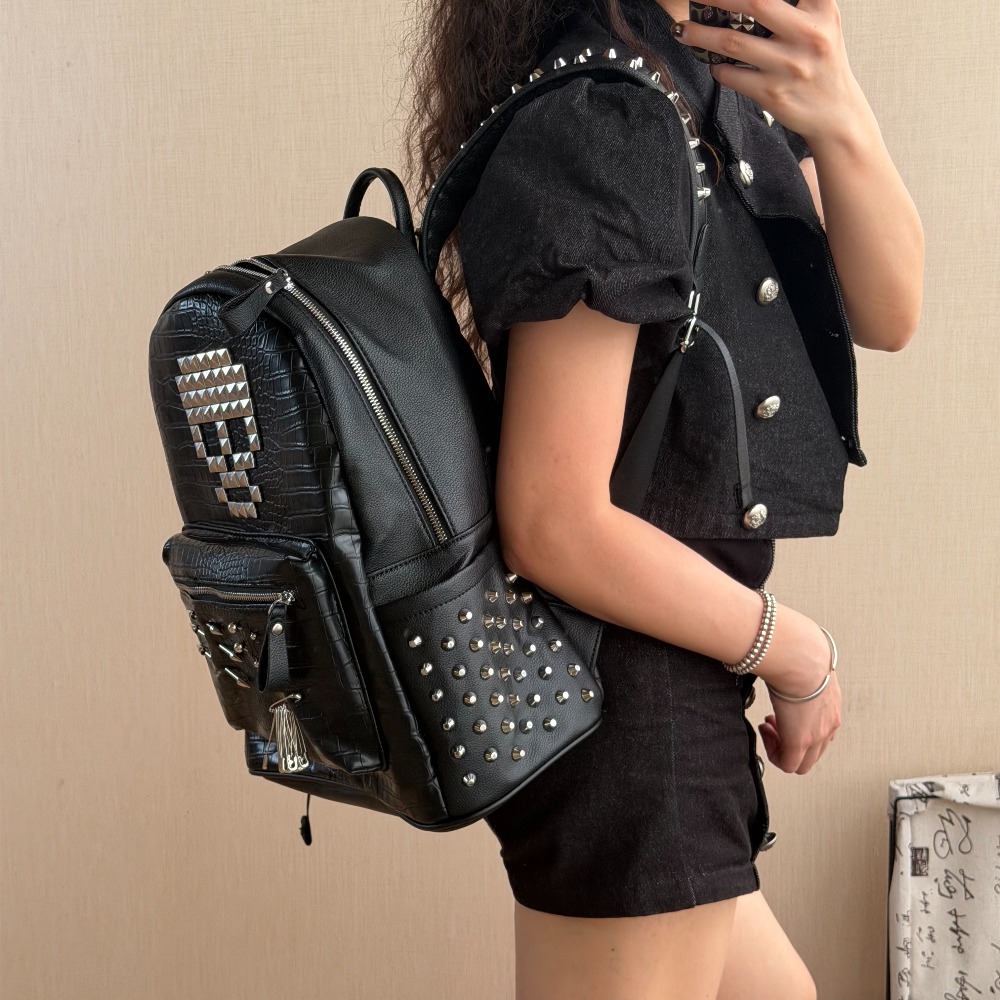Original Black Crocodile Patte - đánh giá và giá Women'S Fashion Backpack