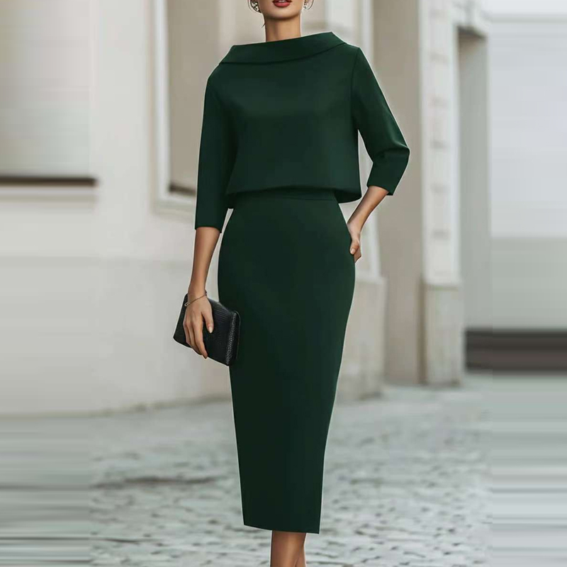 Elegant Solid Slim Half Skirts - đánh giá và giá Women'S Fashion Quarter Zip