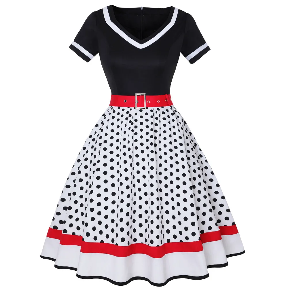 Vintage V-Neck Short Sleeve Sw - đánh giá và giá Women'S Fashion Of The 50S