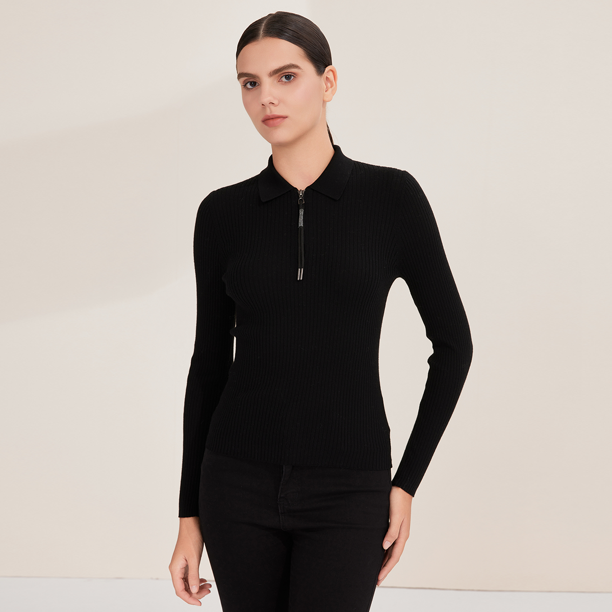 BY4521226 Women's 100% Wool Ri - đánh giá và giá Women'S Fashion Quarter Zip