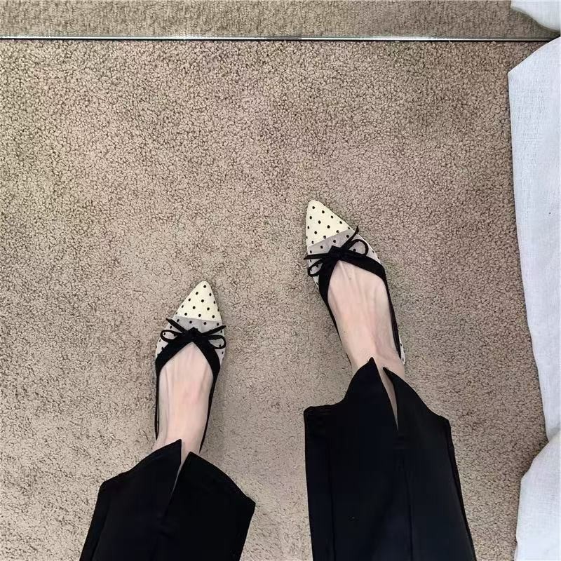 2026 Summer New Polka Dot Sing - đánh giá và giá Women'S Fashion Walking Shoes