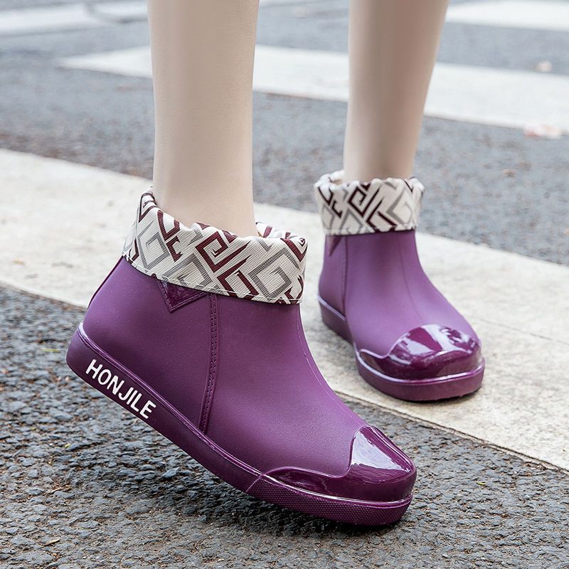 New Rain Rubber Boots Ladies F - đánh giá và giá Women'S Fashion Rain Boots