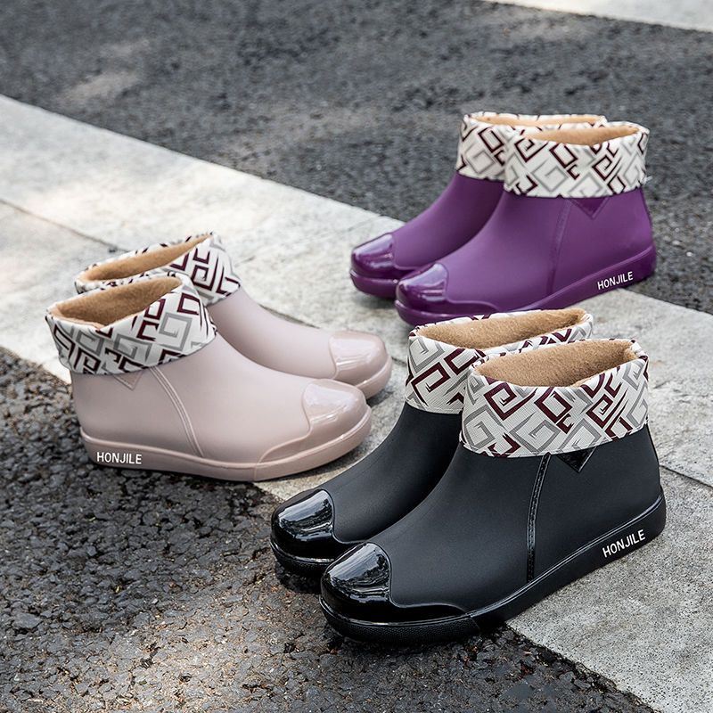 New Rain Rubber Boots Ladies F - đánh giá và giá Women'S Fashion Rain Boots