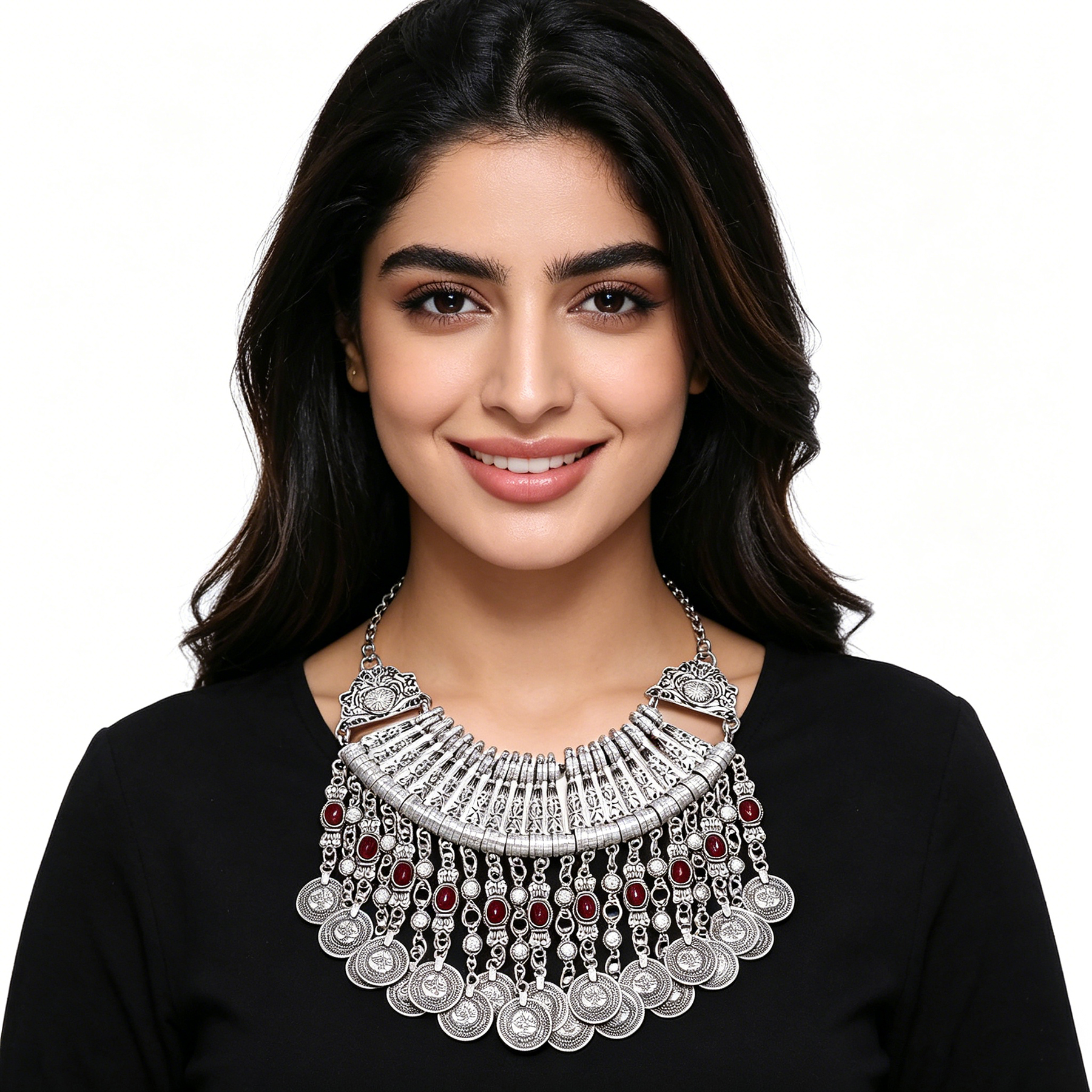 Vintage Silver Color Ethnic Co - đánh giá và giá Women Fashion Pakistan