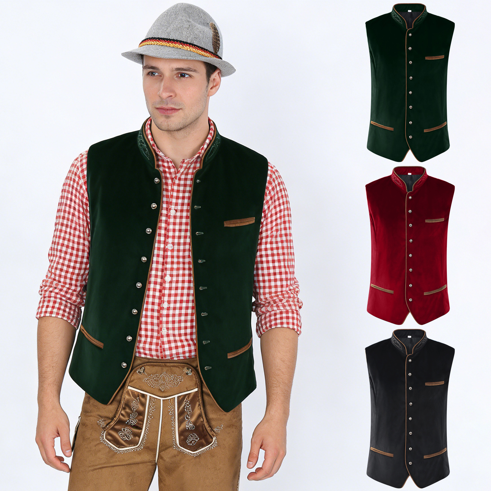 Munich Oktoberfest-Style Vest  - đánh giá và giá Women Fashion Vest