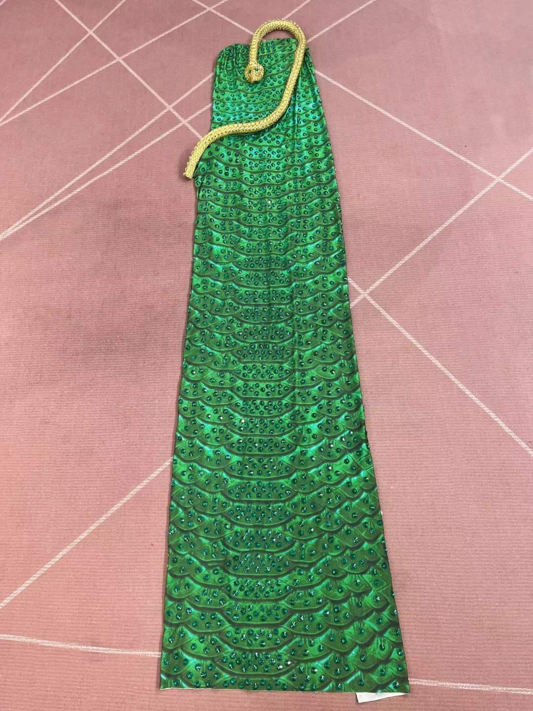 Sparkly Green Rhinestones Snak - đánh giá và giá Women Fashion Designer Dresses Photos