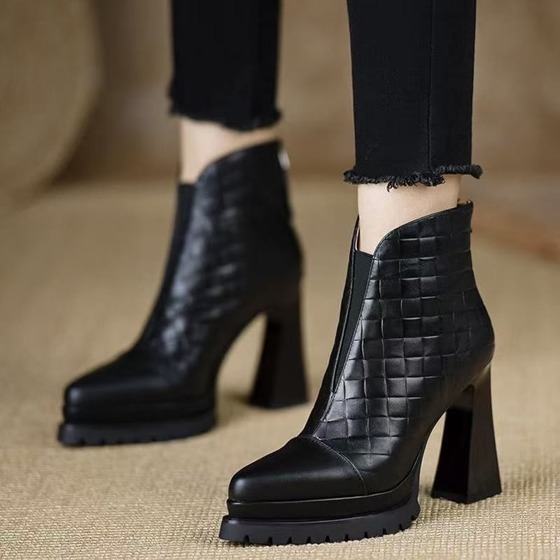 Retro High Heel ort Boots Wome - đánh giá và giá Women'S Fashion Rain Boots