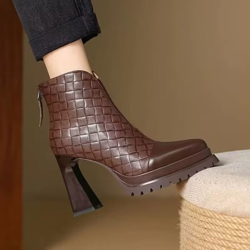 Retro High Heel ort Boots Wome - đánh giá và giá Women'S Fashion Rain Boots