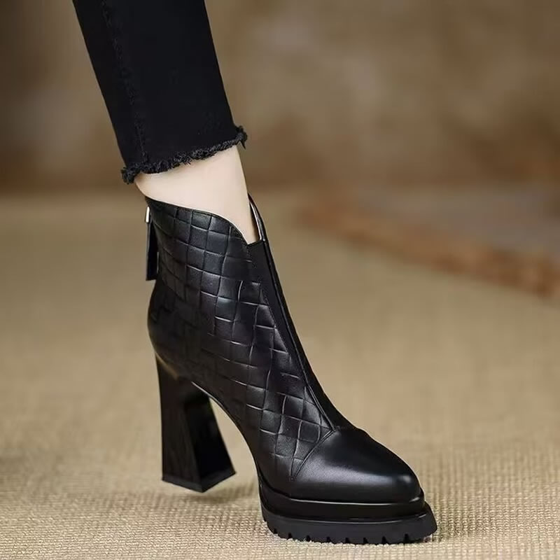 Retro High Heel ort Boots Wome - đánh giá và giá Women'S Fashion Rain Boots