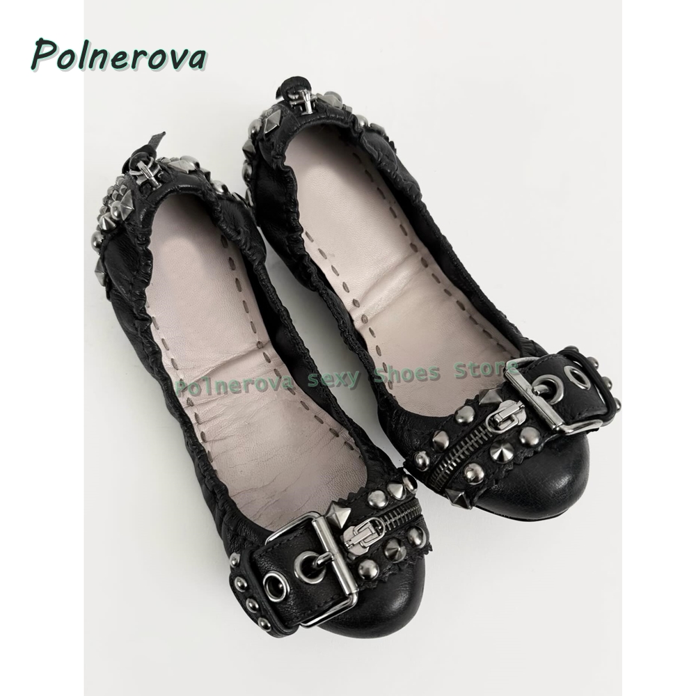 Rivet Belt Buckle Mary Jane Sh - đánh giá và giá Women'S Fashion Walking Shoes