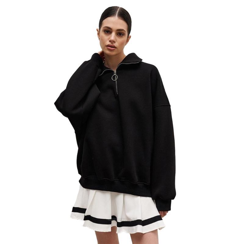X5XA Nữ Thời Trang Dài Tay Khu - đánh giá và giá Women'S Fashion Quarter Zip