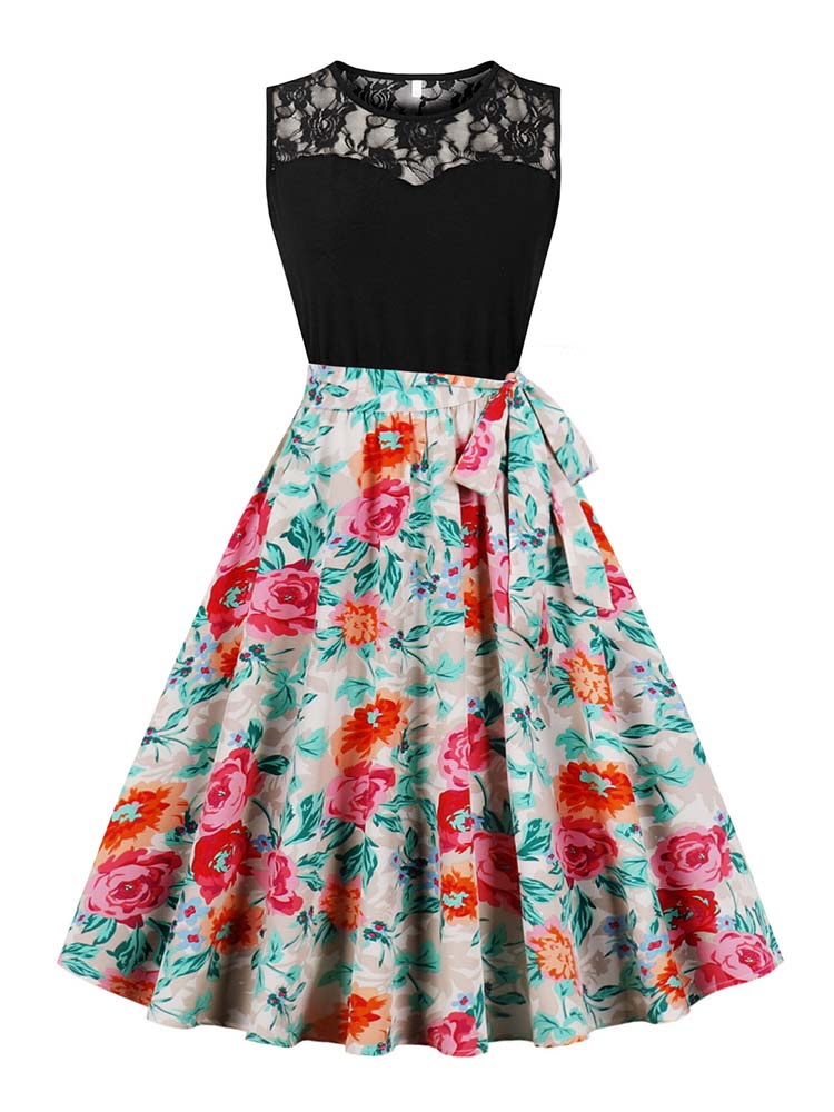 Elegant High Waist Sleeveless  - đánh giá và giá Women'S Fashion Of The 50S