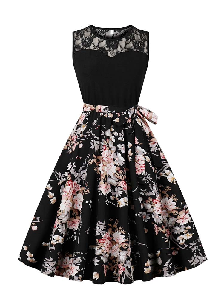 Elegant High Waist Sleeveless  - đánh giá và giá Women'S Fashion Of The 50S