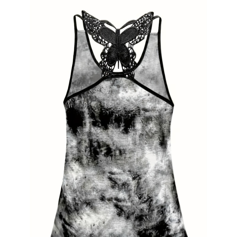 Plus Size 1XL-5XL Print Tank T - đánh giá và giá Women Fashion Vest