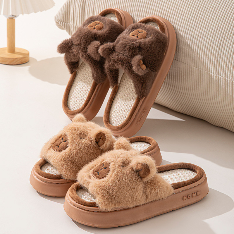 Hemp Cartoon Women's Slippers  - đánh giá và giá Women'S Fashion Walking Shoes